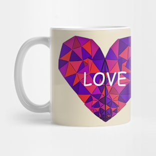 Crystal Heart Mug